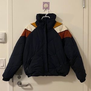 Retro Free People Puffer Jacket